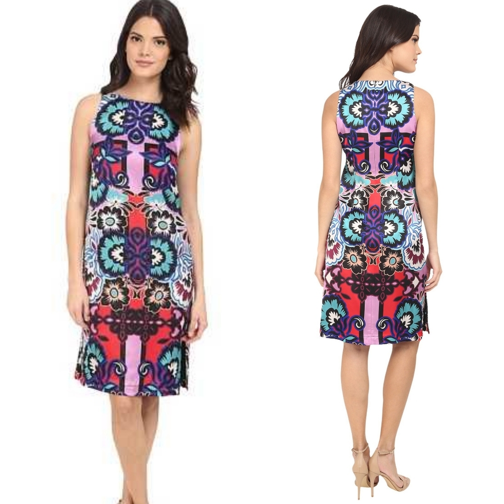 NWT Nanette Lepore Kaleidescope Print Shift 2 - Picture 1 of 6